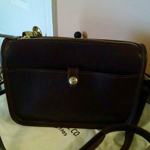 JW Hulme leather Scout shoulder bag